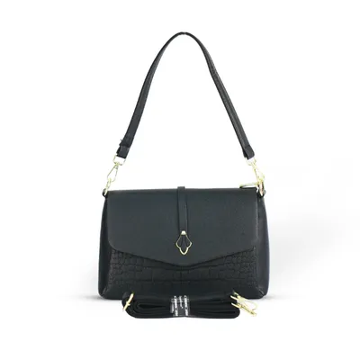 Premium Black Crossbody Bag