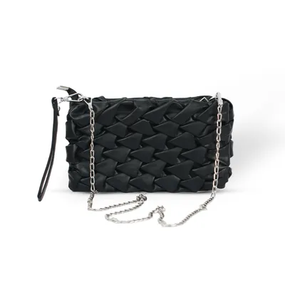 Trendy Woven Chain Bag