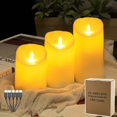 LED Flameless Candle with Remote