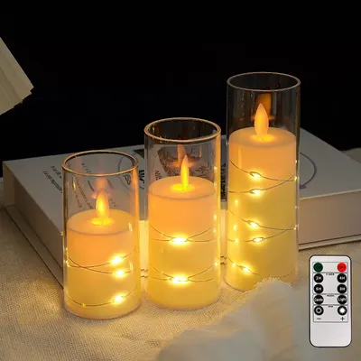 LED Flameless Candle with Remote