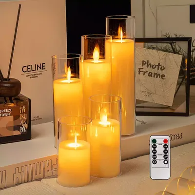 LED Flameless Candle with Remote
