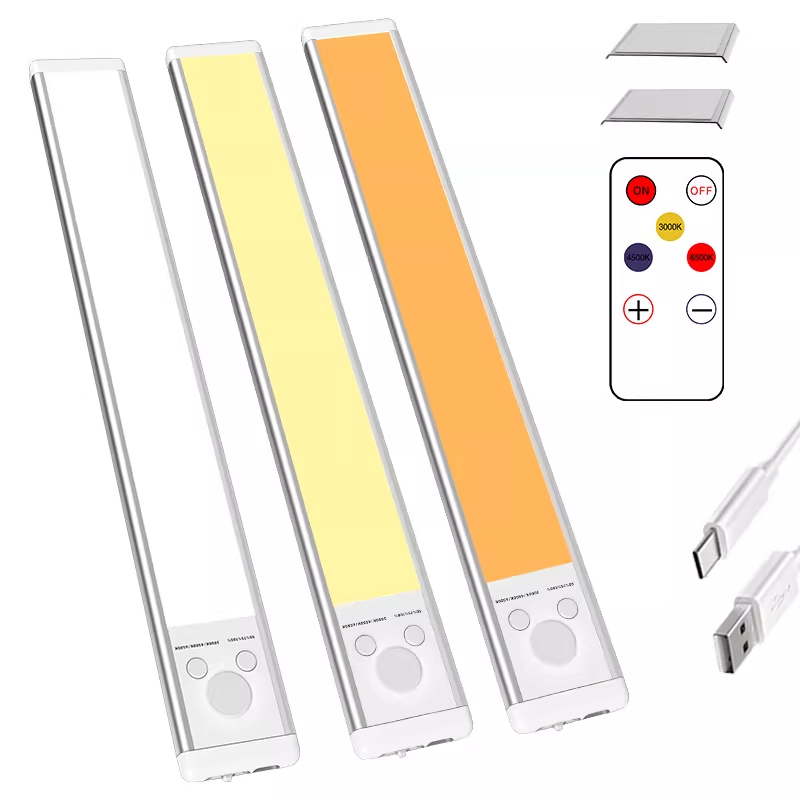 Magnetic LED Desk Lamp with Remote & Motion Sensor