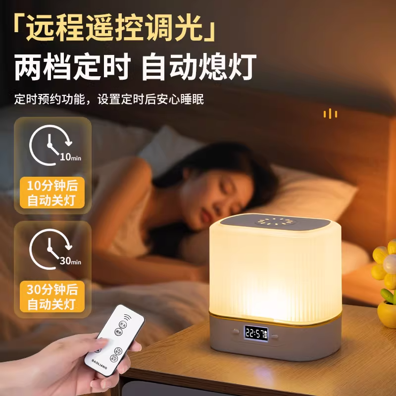 Rechargeable Touch Bedside Lamp with Remote Control