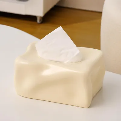 Glacier Ceramic Tissue Box