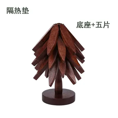  Wooden Heat-Resistant Table Mat
