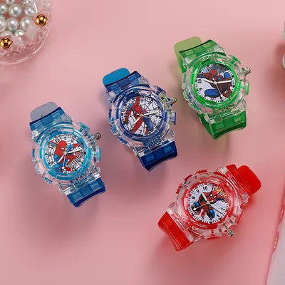 Spider-Man LED Light Kids’ Watch – Superhero Glow Edition