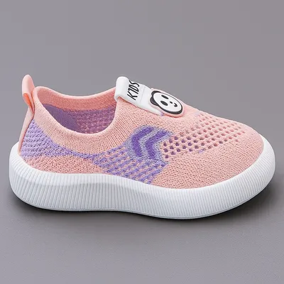 Panda Breeze Slip-On Sneakers – Lightweight & Breathable Knit Shoes for Kids