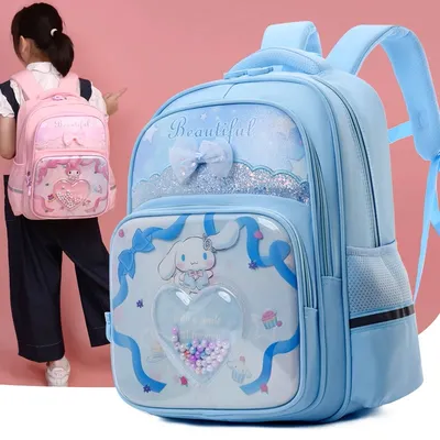 DreamBow Glitter School Backpack – Cute, Lightweight & Spacious Bag for Kids