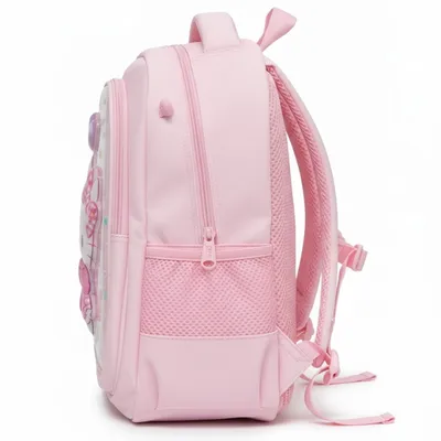 Hello Kitty "Sweet Heart" 3D Sequin Shimmer Kids School Backpack – Dreamy Pink Edition