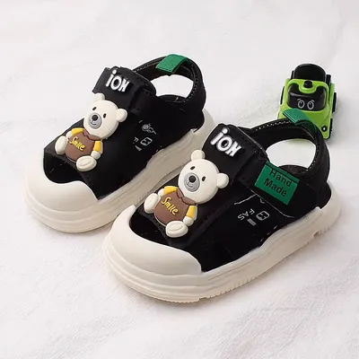Little Bear Paw Breathable Closed-Toe Toddler Sandals 