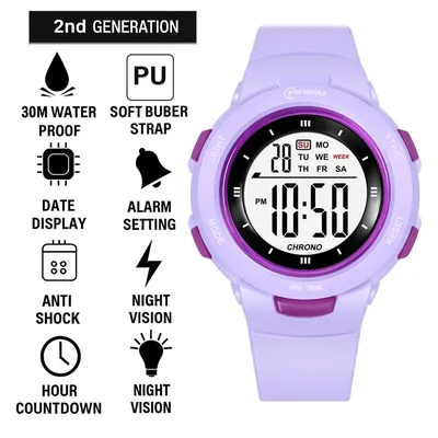 Mingrui Digital Sports Kids’ Watch – Waterproof & Multifunction Edition