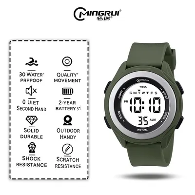 Mingrui 30M Waterproof Digital Sports Watch – Outdoor Pro Edition