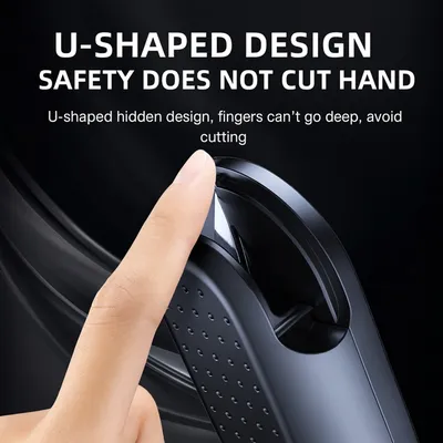 2-in-1 Car Safety Hammer & Seatbelt Cutter – Emergency Escape Tool 🚗🔨