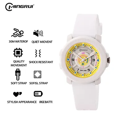 ColorMix Sports Analog Kids’ Watch – Soft Silicone Strap Edition