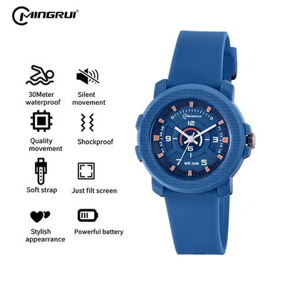 ColorMix Sports Analog Kids’ Watch – Soft Silicone Strap Edition