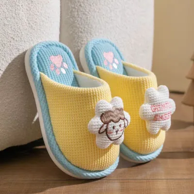 Gentle Sheep Cozy Slippers – Soft, Warm & Cute Indoor Footwear for Kids