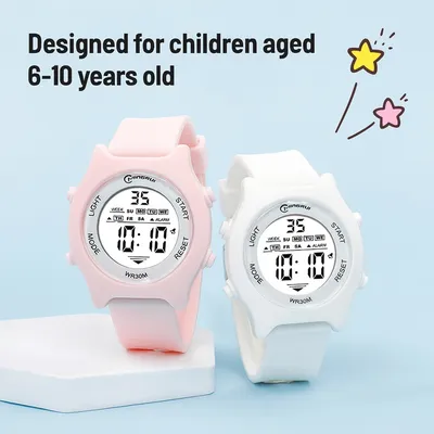 Mingrui Minimal Digital Sports Watch – Soft Silicone Comfort Edition