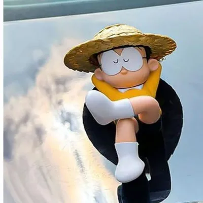 Cute Relaxing Nobita – Funny Car Decoration Toy 🌞🚗