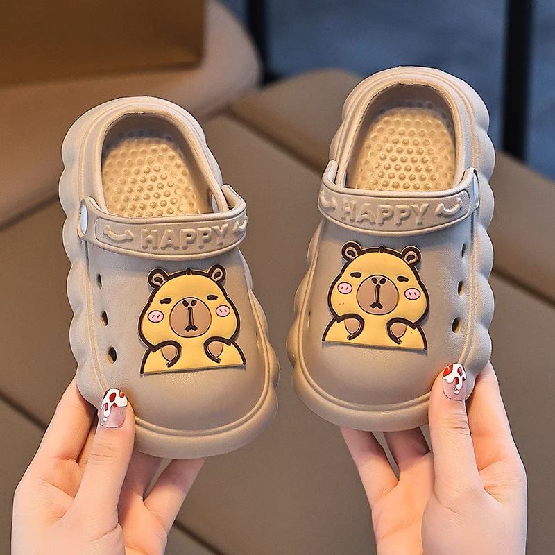 Happy Bear Soft Clogs – Anti-Slip Indoor & Outdoor Kids Sandals