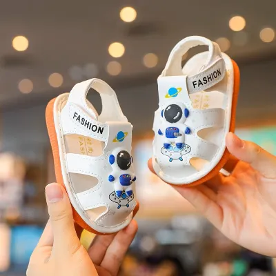 Little Astronaut Sandals – Soft Non-Slip Space Adventure Shoes for Kids