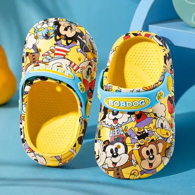 Micky Mouse Cartoon Fun Clogs – Colorful, Lightweight & Anti-Slip Kids Sandals