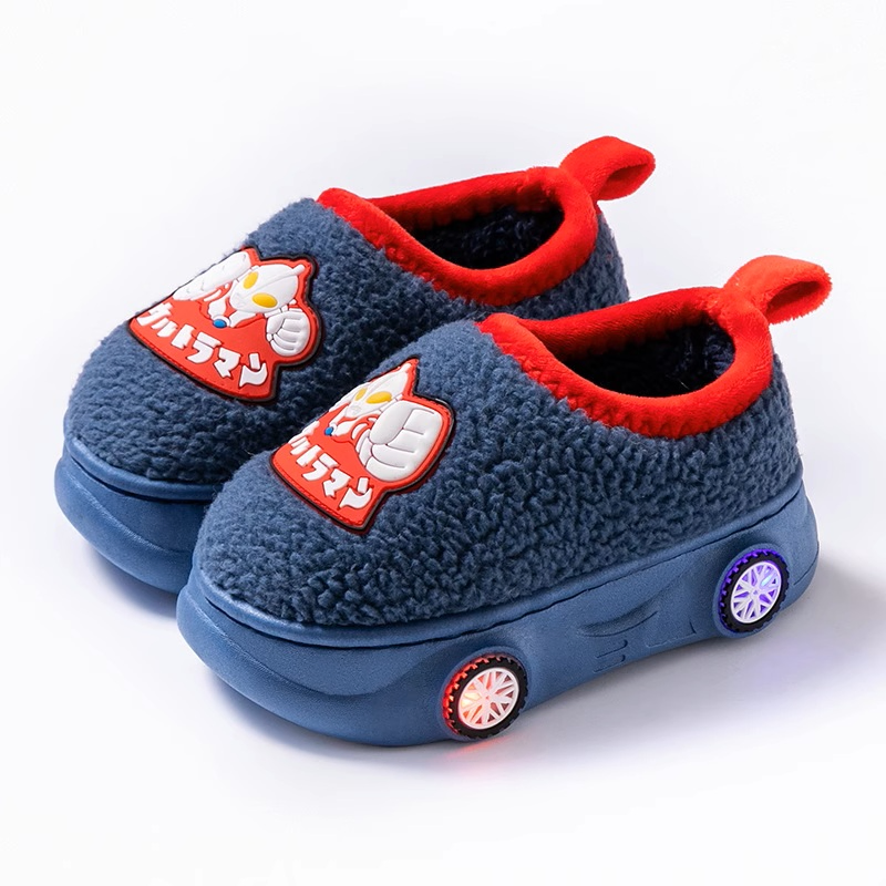 Glow Step Winter Shoes – Warm, Soft & Light-Up Anti-Slip Baby Slippers