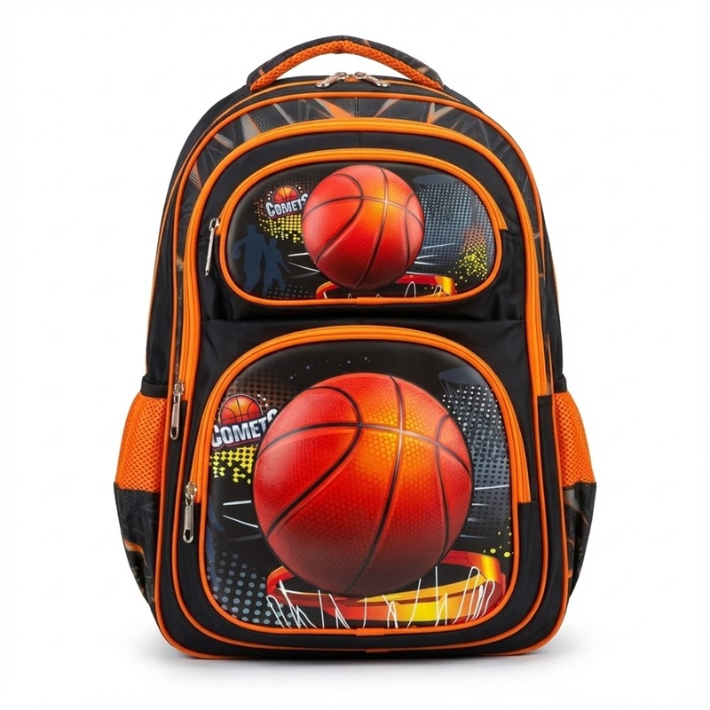 “Pro Slam Dunk Basketball School Backpack – Sports Style Edition for Kids”