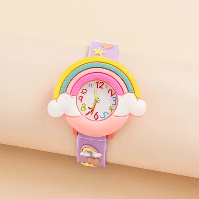 Children Cartoon Pattern Silicone Quartz Watch