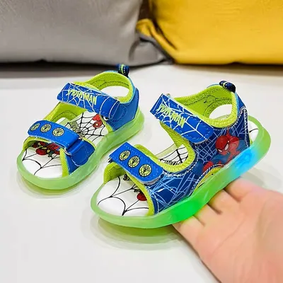 SpiderHero LED Adventure Sandals for Kids 🕷️