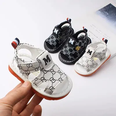 Urban Mini Signature Strap Sandals – Noir & Ivor