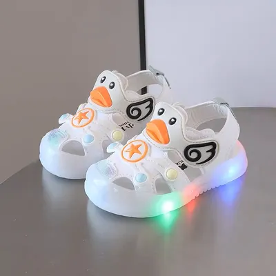 GlowDuck LED Toddler Walking Sandals