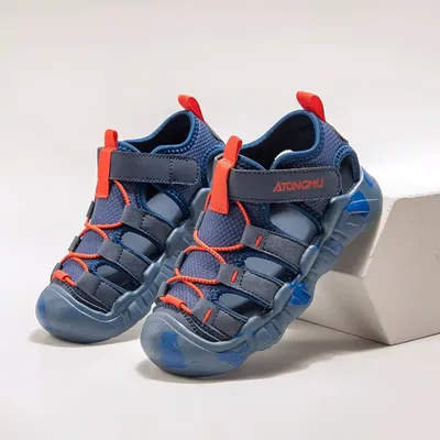 ATONGMU "Explorer-Pro" Kids' Closed-Toe Athletic Sandals