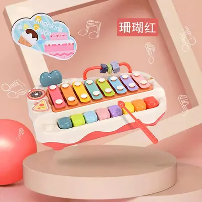 Melody Cake 2-in-1 Baby Xylophone & Piano – Interactive Early Learning Musical Toy