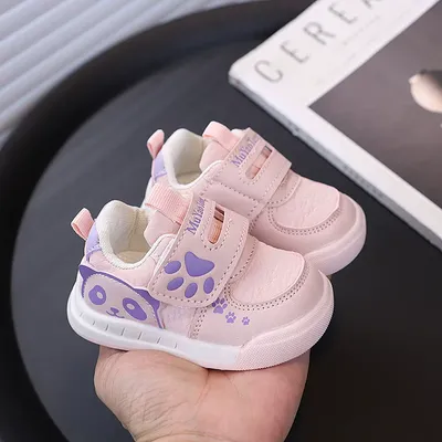 🧸 Baby Toddler Casual Shoes – Soft Sole, Cute Paw Design