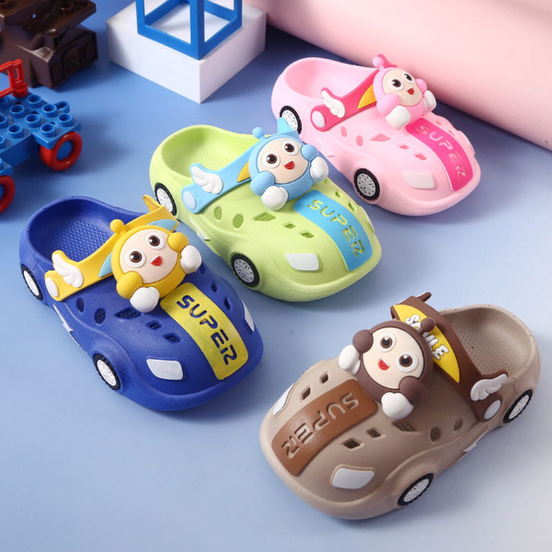 Children's Baby  Car Light Soft-Soled Non-Slip Slippers