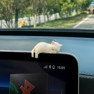 Samurai Warrior Car Dashboard Figurine – Japanese Style Zen Decoration ⚔️🖤