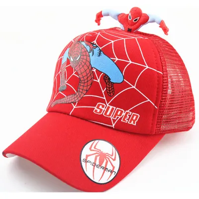 Spiderman 3D Cartoon Cap for Kids