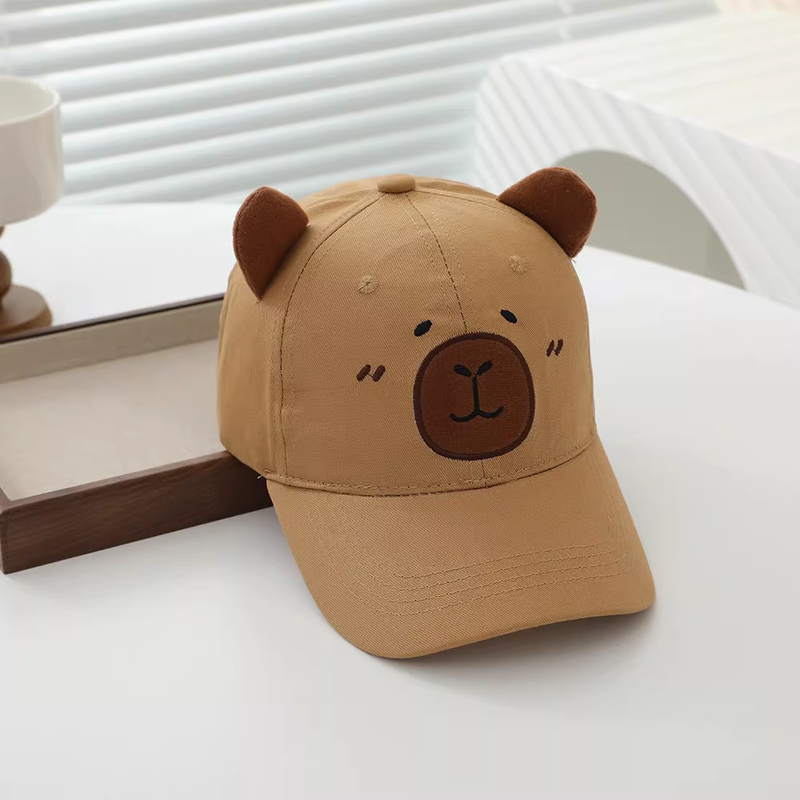 Cute Bear Ear Embroidered Baseball Cap