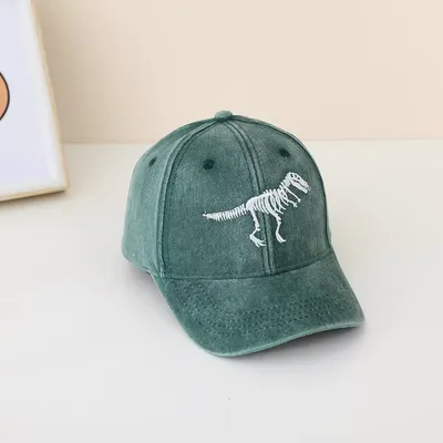 Dinosaur Skeleton Embroidered Baseball Cap 🦖