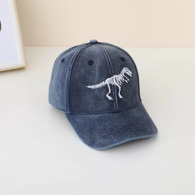 Dinosaur Skeleton Embroidered Baseball Cap 🦖
