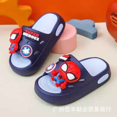 Kids Super Hero Clogs (Spider-Style Design)