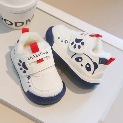🧸 Baby Toddler Casual Shoes – Soft Sole, Cute Paw Design