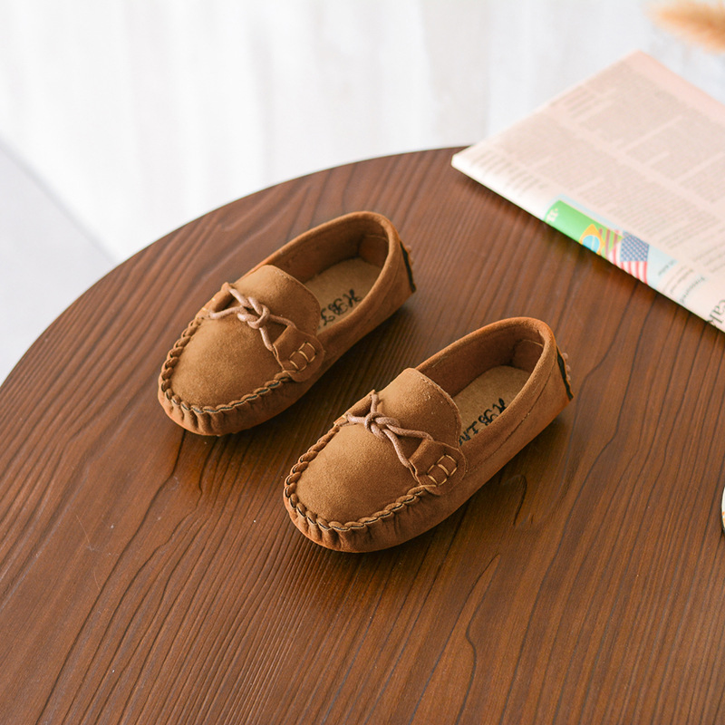 Little Gentleman Suede Moccasin Loafers