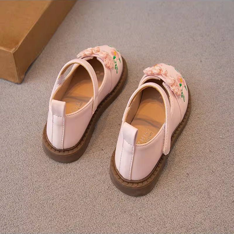 Blossom Charm Girls’ Mary Jane Flats