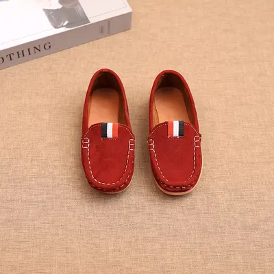 Kids Classic Comfort Loafers – Soft Suede Slip-On Casual Shoes for Boys & Girls