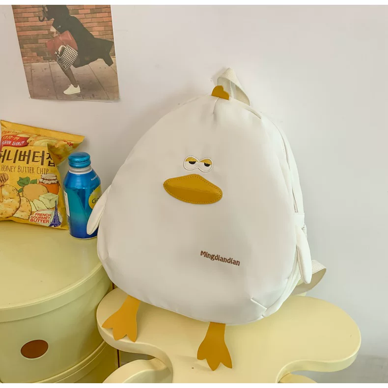"Mingdiandian Cartoon Duck Backpack.