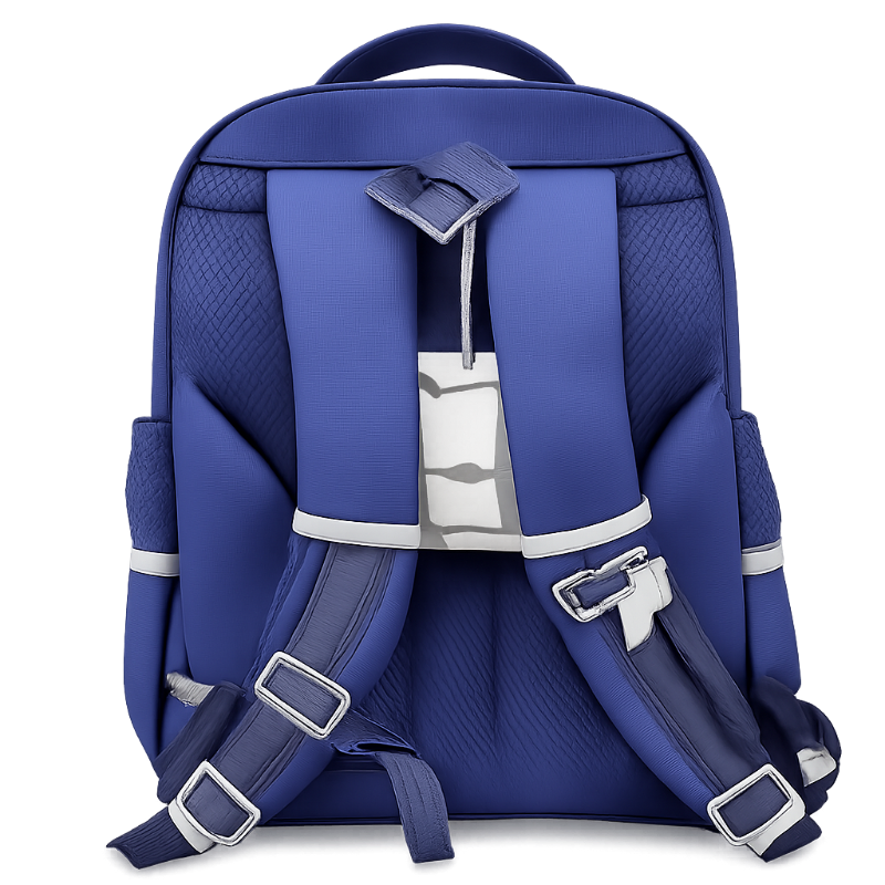 Kids Ultraman-Themed Blue School Backpack