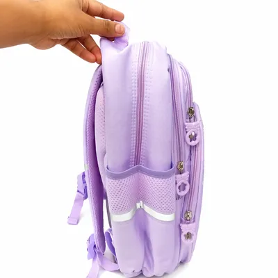Kuromi Glitter Pastel School Backpack