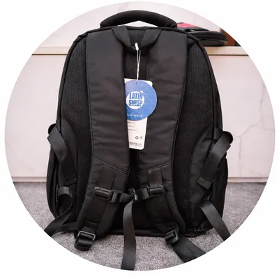 Latin Sheep Transparent Pocket School Backpack