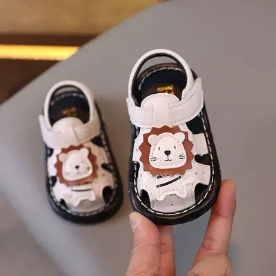 Kids Cartoon Lion Summer Sandals